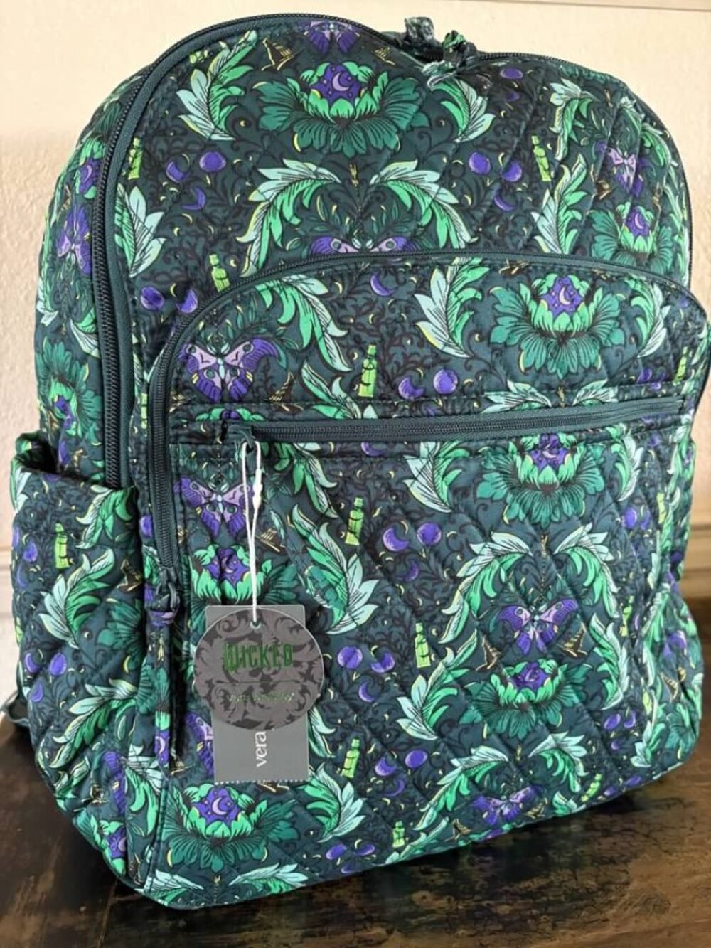 Vera Bradley Wicked Bancroft Large Cotton Backpack-NWT